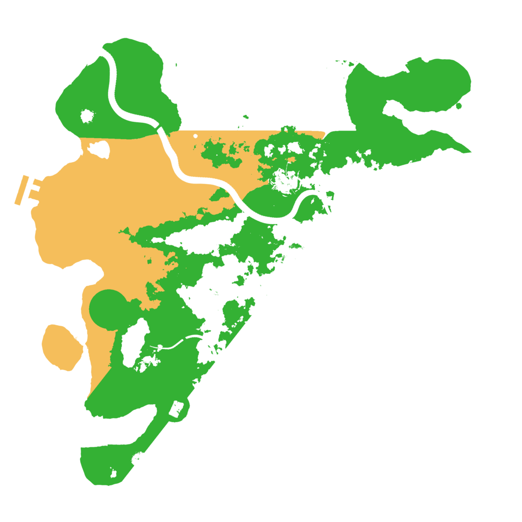 Biome Rust Map: Procedural Map, Size: 3500, Seed: 785072