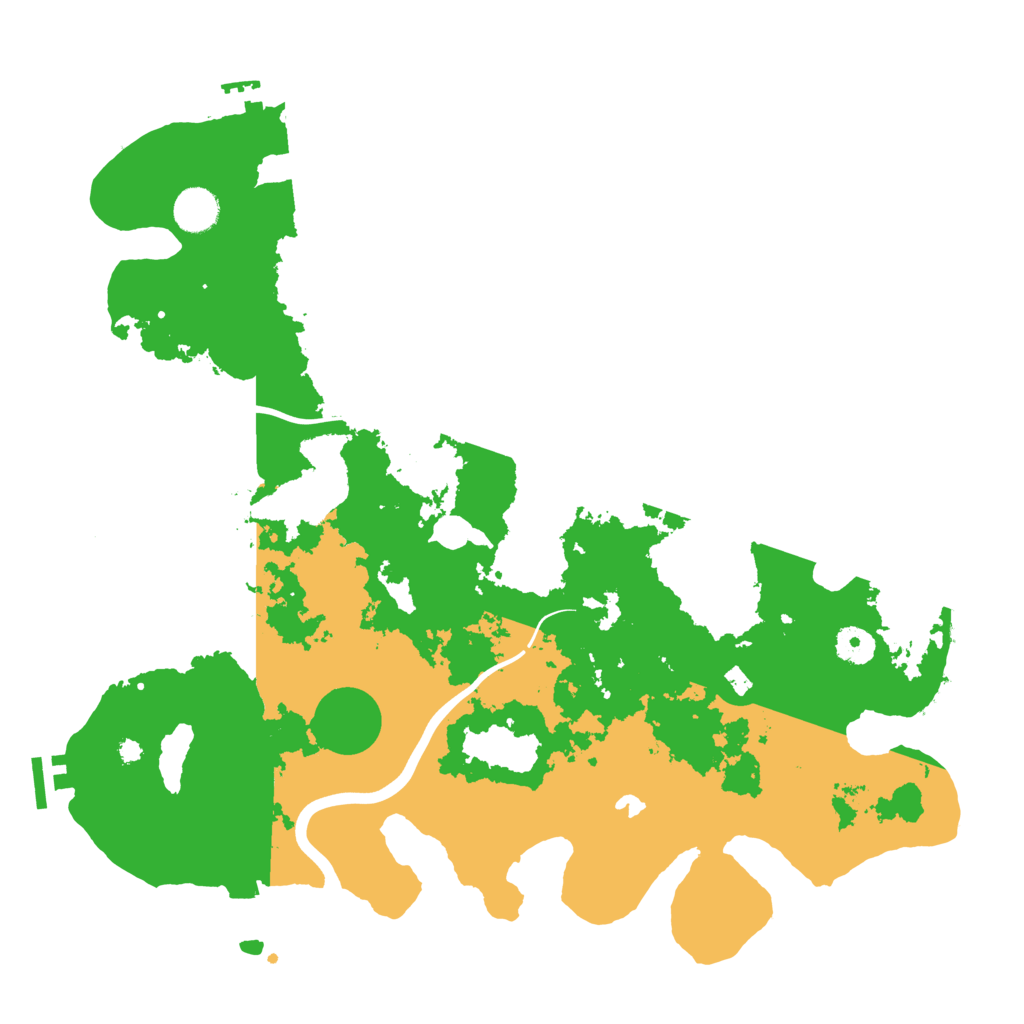 Biome Rust Map: Procedural Map, Size: 4000, Seed: 192000