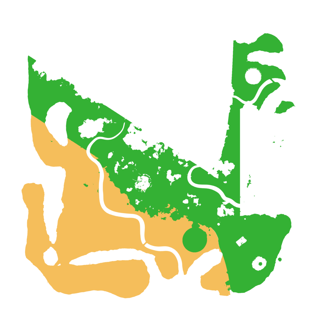 Biome Rust Map: Procedural Map, Size: 3500, Seed: 1912898313