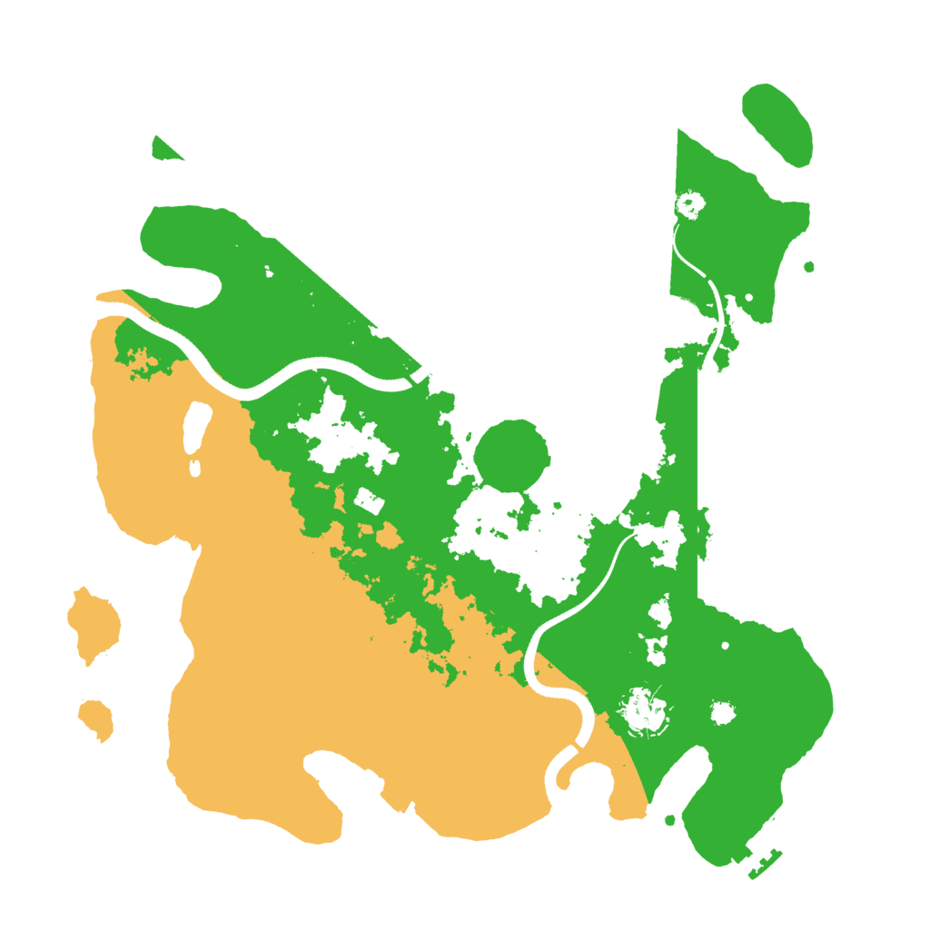 Biome Rust Map: Procedural Map, Size: 3500, Seed: 708738