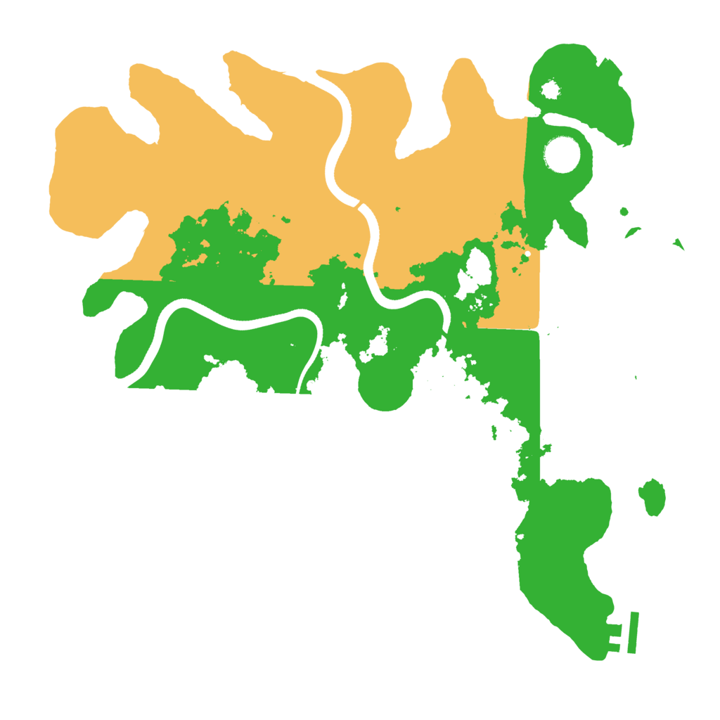 Biome Rust Map: Procedural Map, Size: 3500, Seed: 700243