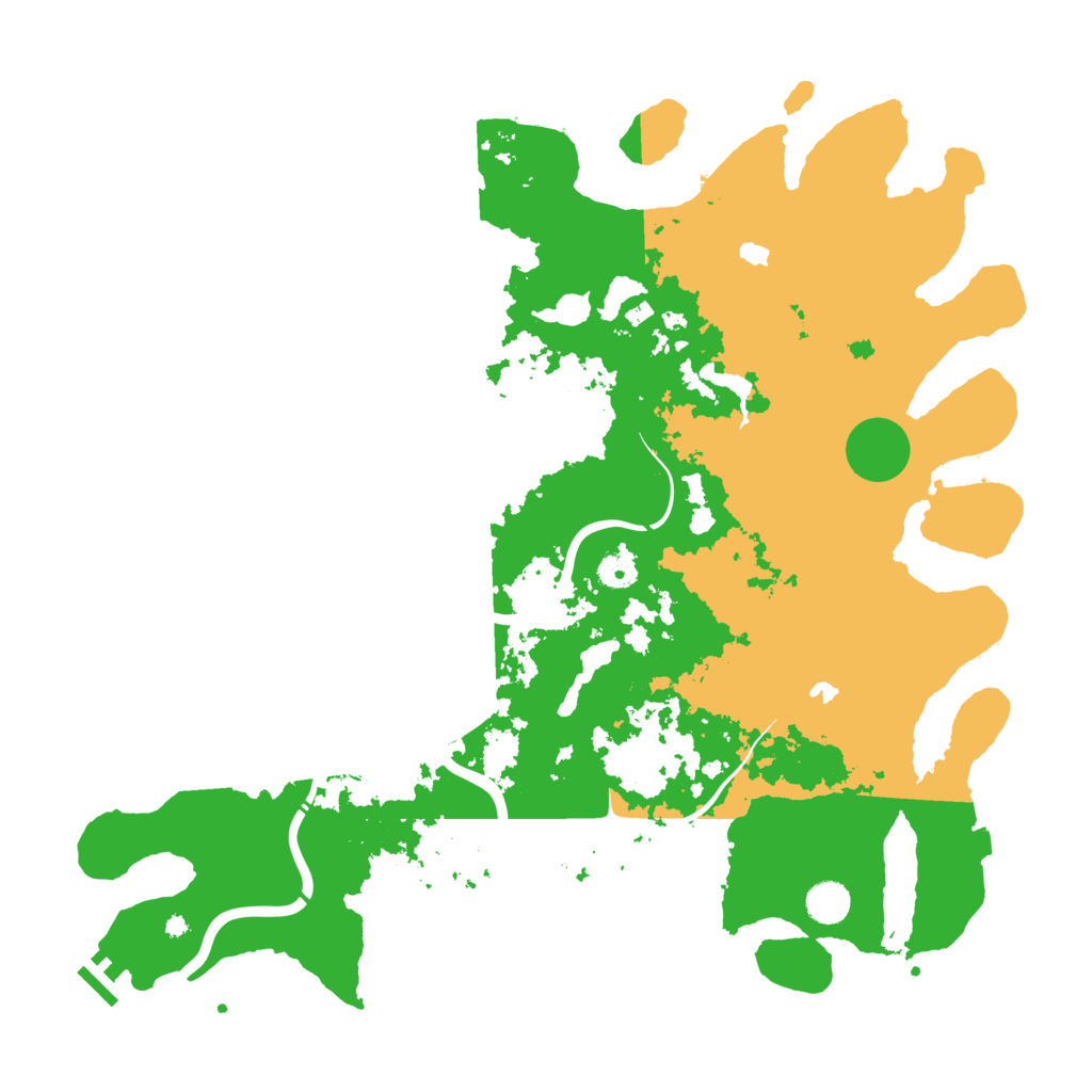 Biome Rust Map: Procedural Map, Size: 4500, Seed: 1513419854