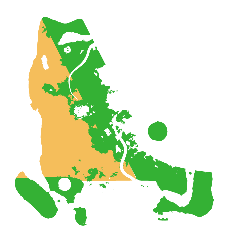Biome Rust Map: Procedural Map, Size: 3500, Seed: 679625