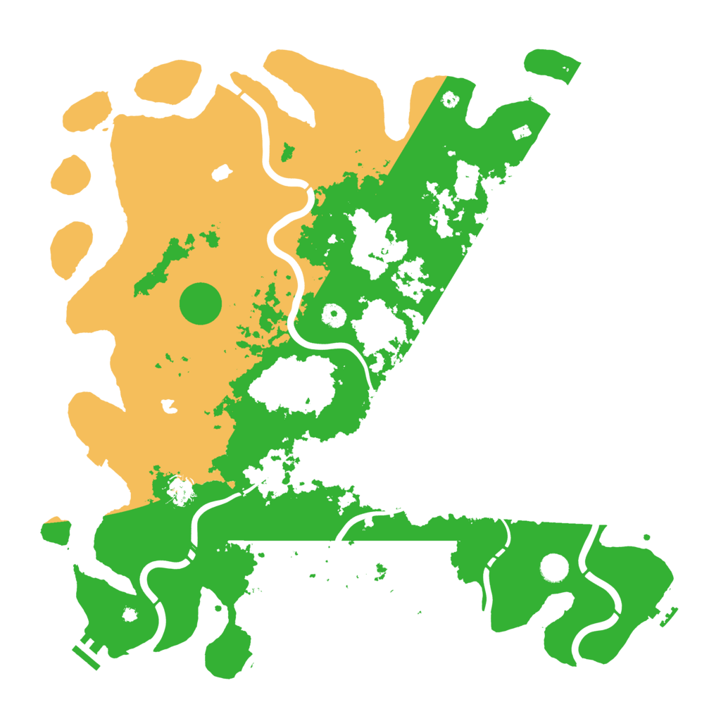 Biome Rust Map: Procedural Map, Size: 4500, Seed: 904249977