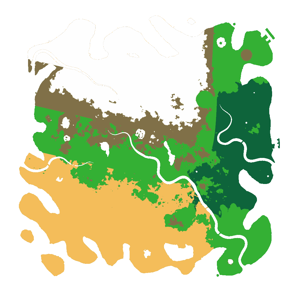 Biome Rust Map: Procedural Map, Size: 4500, Seed: 1415738502