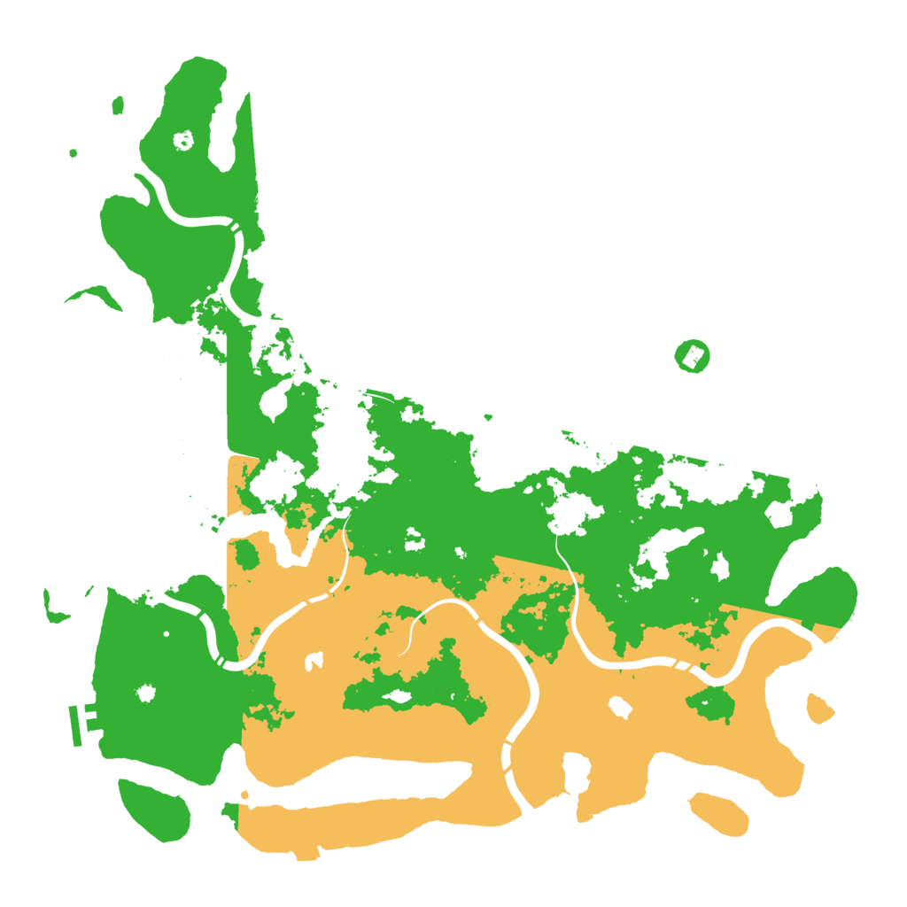 Biome Rust Map: Procedural Map, Size: 4500, Seed: 1065581239