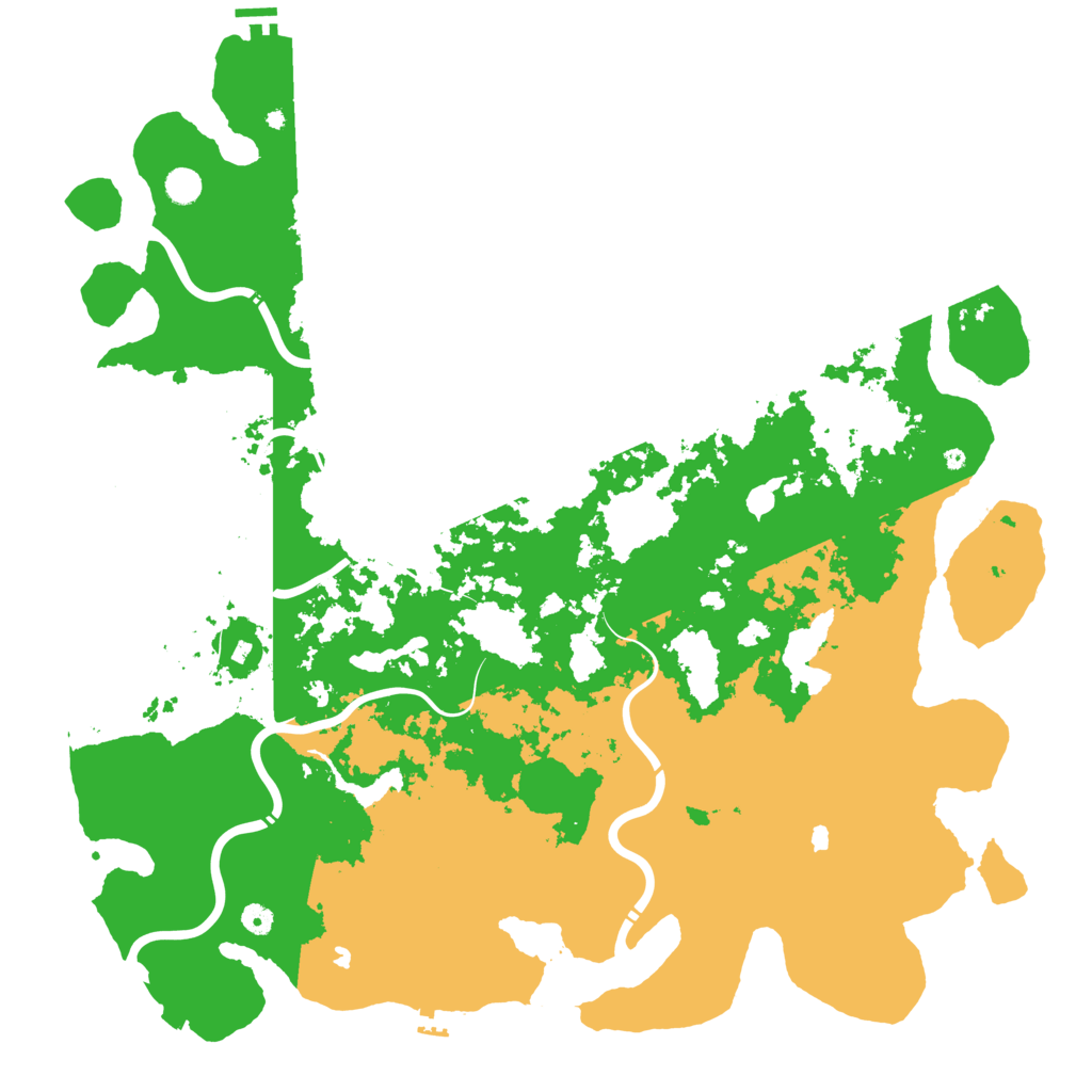 Biome Rust Map: Procedural Map, Size: 5250, Seed: 1090819015