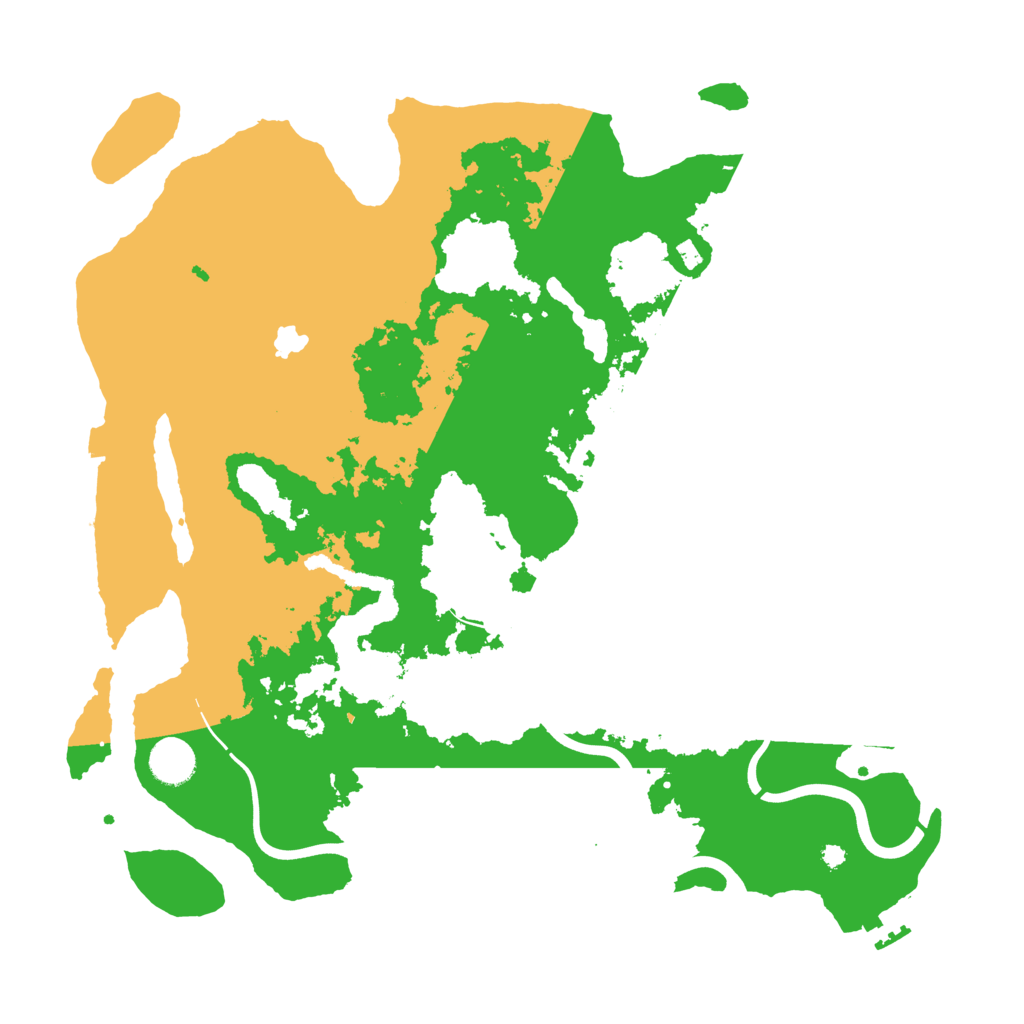 Biome Rust Map: Procedural Map, Size: 4000, Seed: 609698