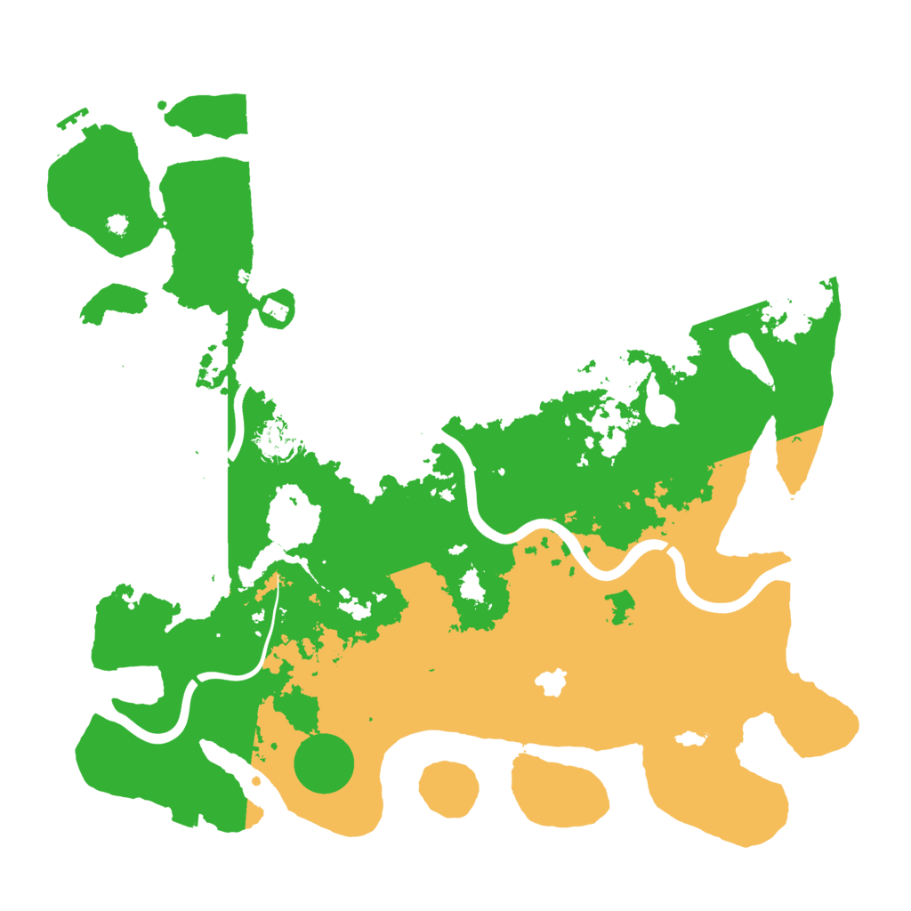 Biome Rust Map: Procedural Map, Size: 4000, Seed: 311277