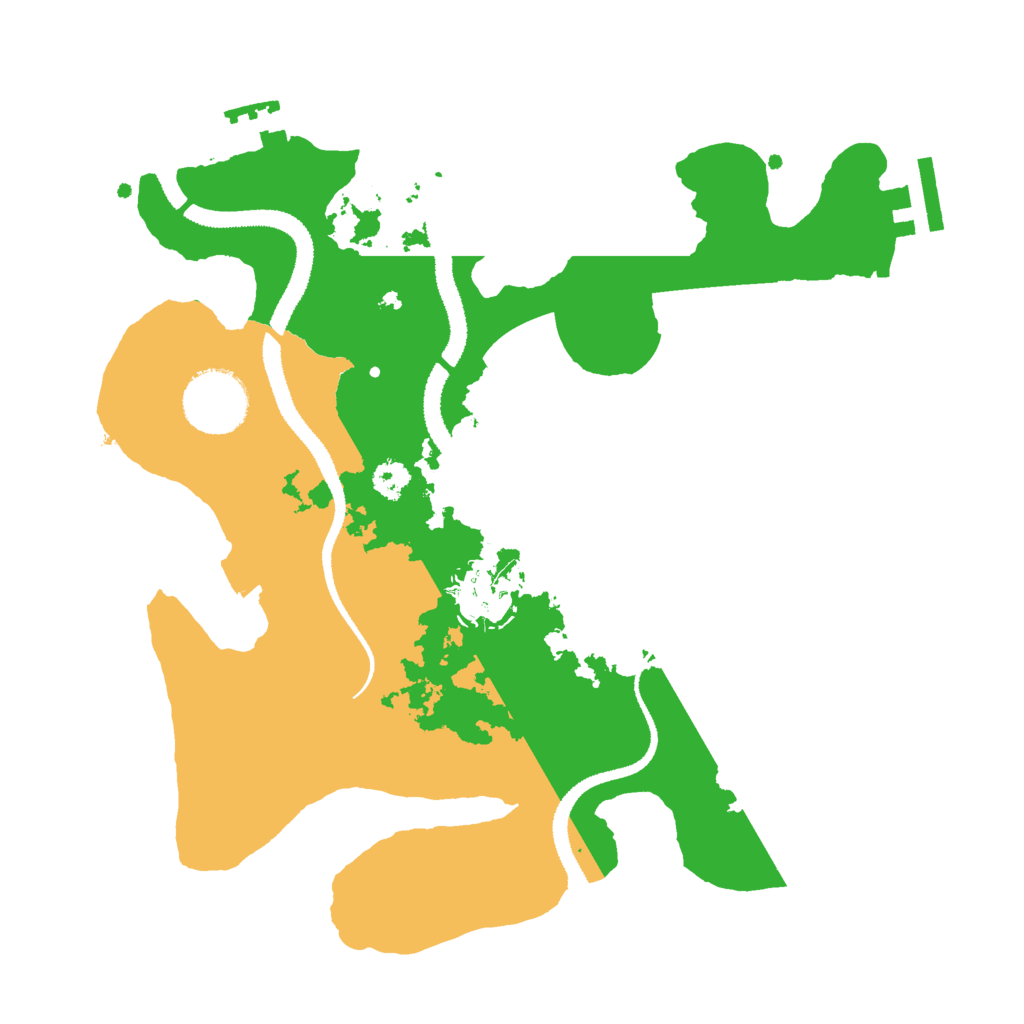 Biome Rust Map: Procedural Map, Size: 2800, Seed: 16864