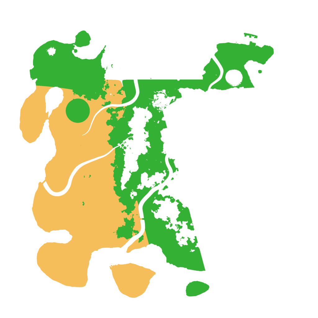 Biome Rust Map: Procedural Map, Size: 3500, Seed: 234202