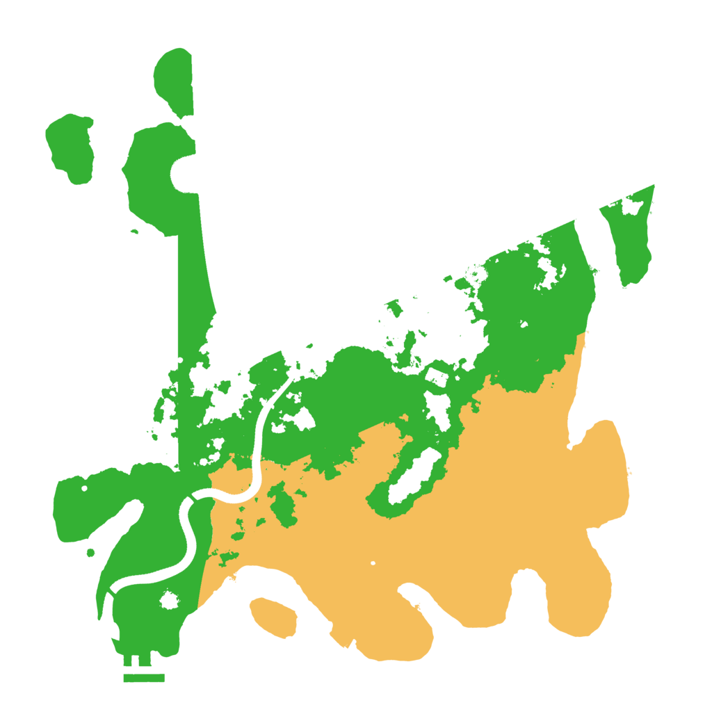 Biome Rust Map: Procedural Map, Size: 3500, Seed: 306578