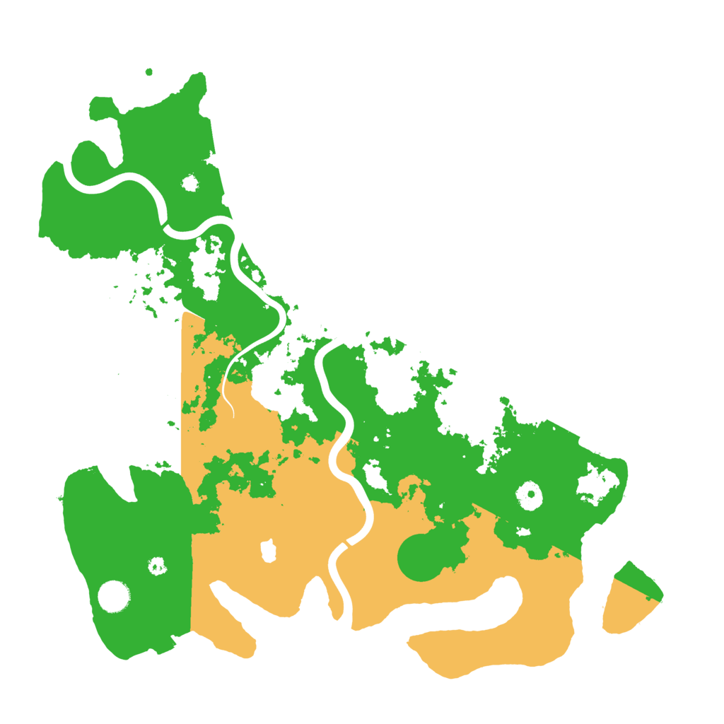 Biome Rust Map: Procedural Map, Size: 4000, Seed: 543493