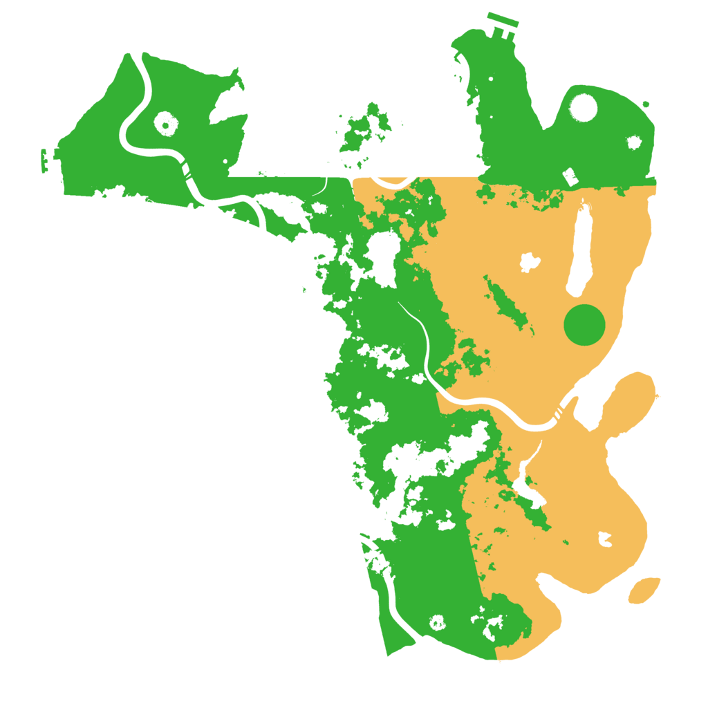 Biome Rust Map: Procedural Map, Size: 4500, Seed: 88913856