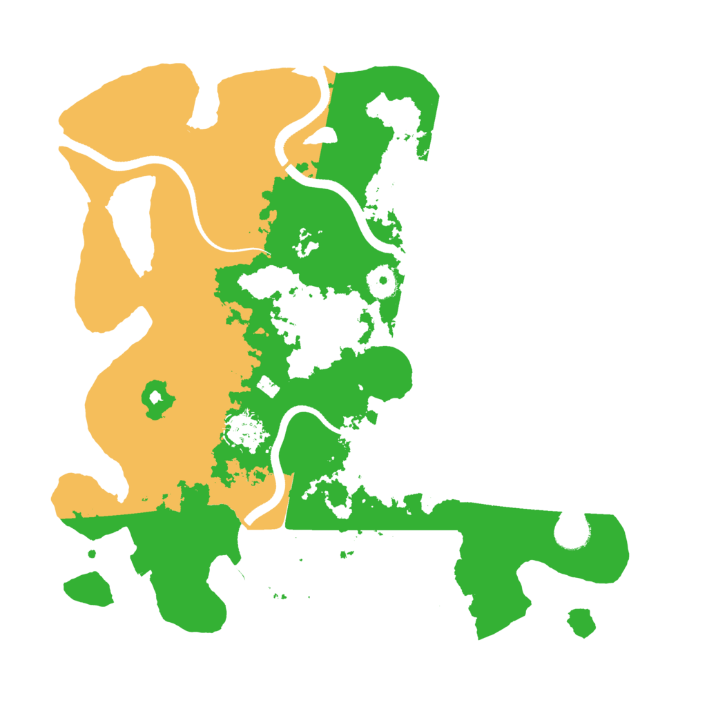 Biome Rust Map: Procedural Map, Size: 3500, Seed: 239696785