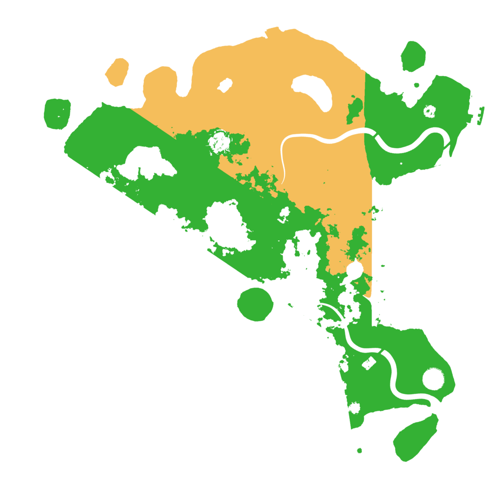 Biome Rust Map: Procedural Map, Size: 4000, Seed: 541722