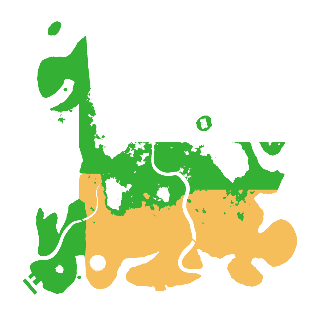 Biome Rust Map: Procedural Map, Size: 3500, Seed: 1902648476