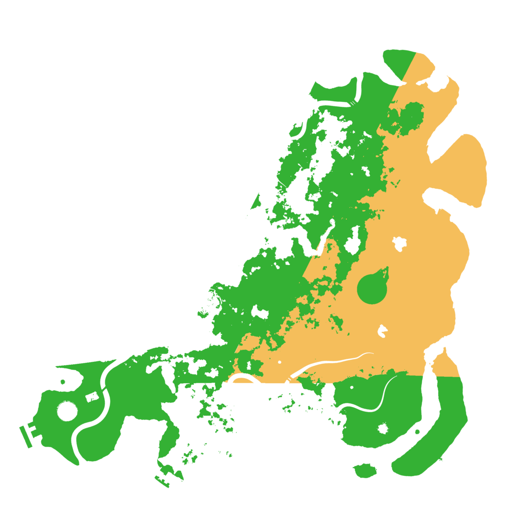 Biome Rust Map: Procedural Map, Size: 4500, Seed: 639923