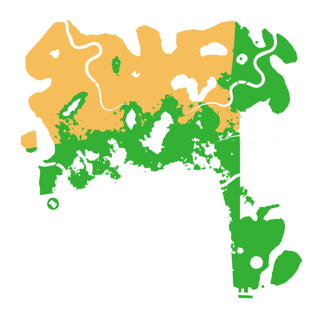 Biome Rust Map: Procedural Map, Size: 4500, Seed: 1494512743