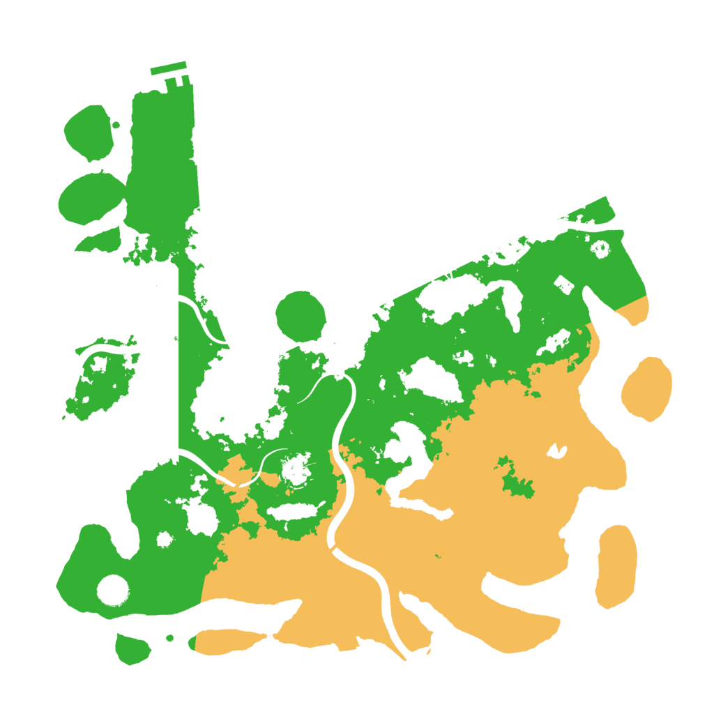 Biome Rust Map: Procedural Map, Size: 4000, Seed: 146952