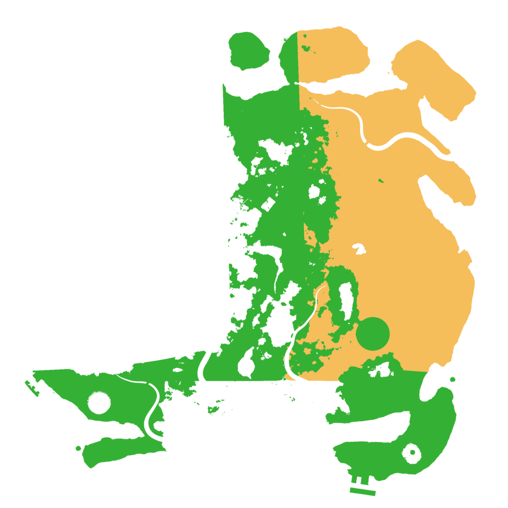 Biome Rust Map: Procedural Map, Size: 4000, Seed: 595904