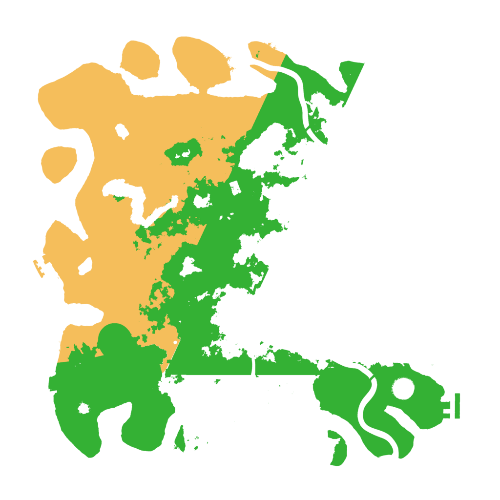 Biome Rust Map: Procedural Map, Size: 4000, Seed: 295507