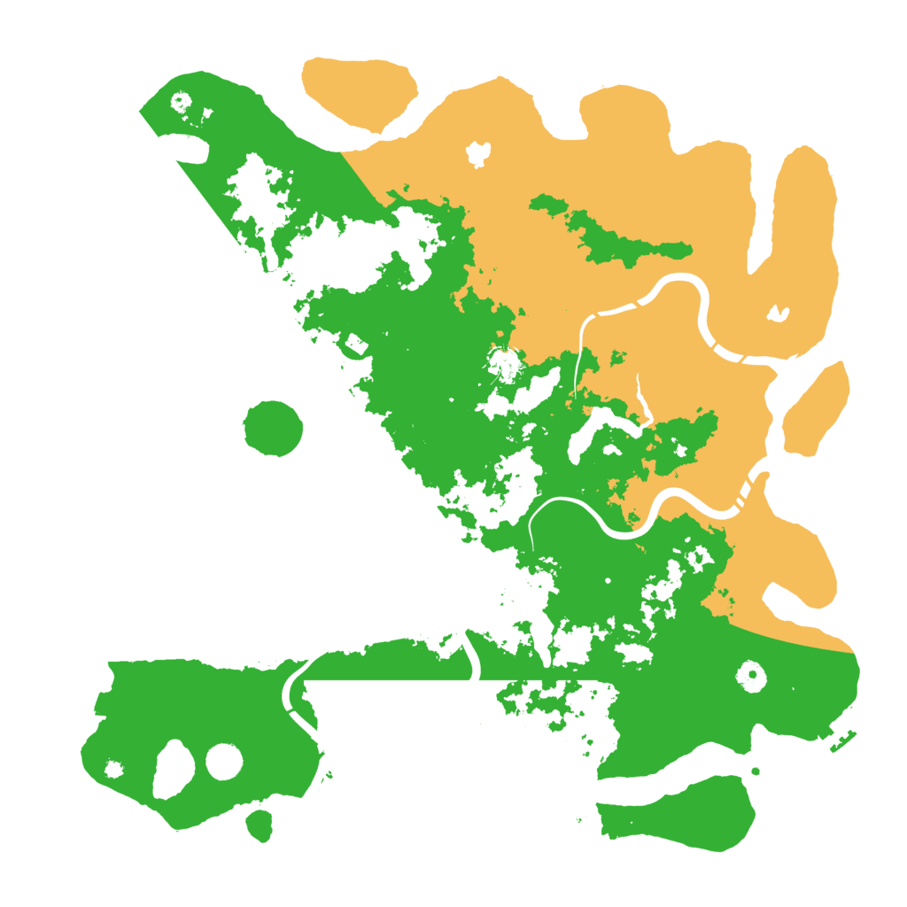 Biome Rust Map: Procedural Map, Size: 4500, Seed: 672310