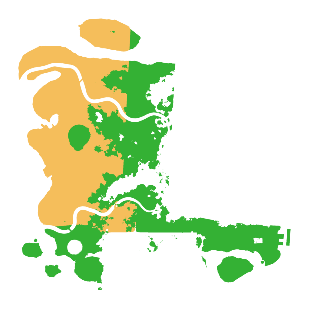 Biome Rust Map: Procedural Map, Size: 3750, Seed: 476943