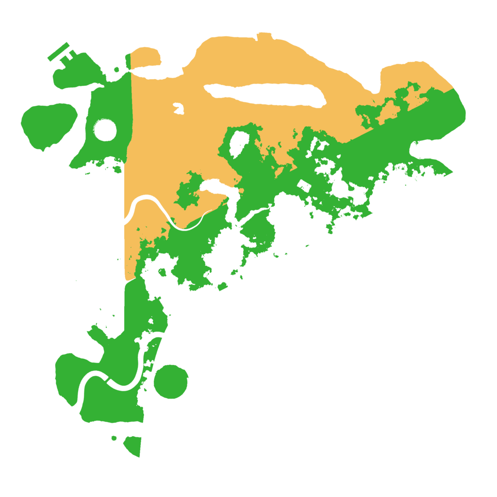 Biome Rust Map: Procedural Map, Size: 4000, Seed: 527489