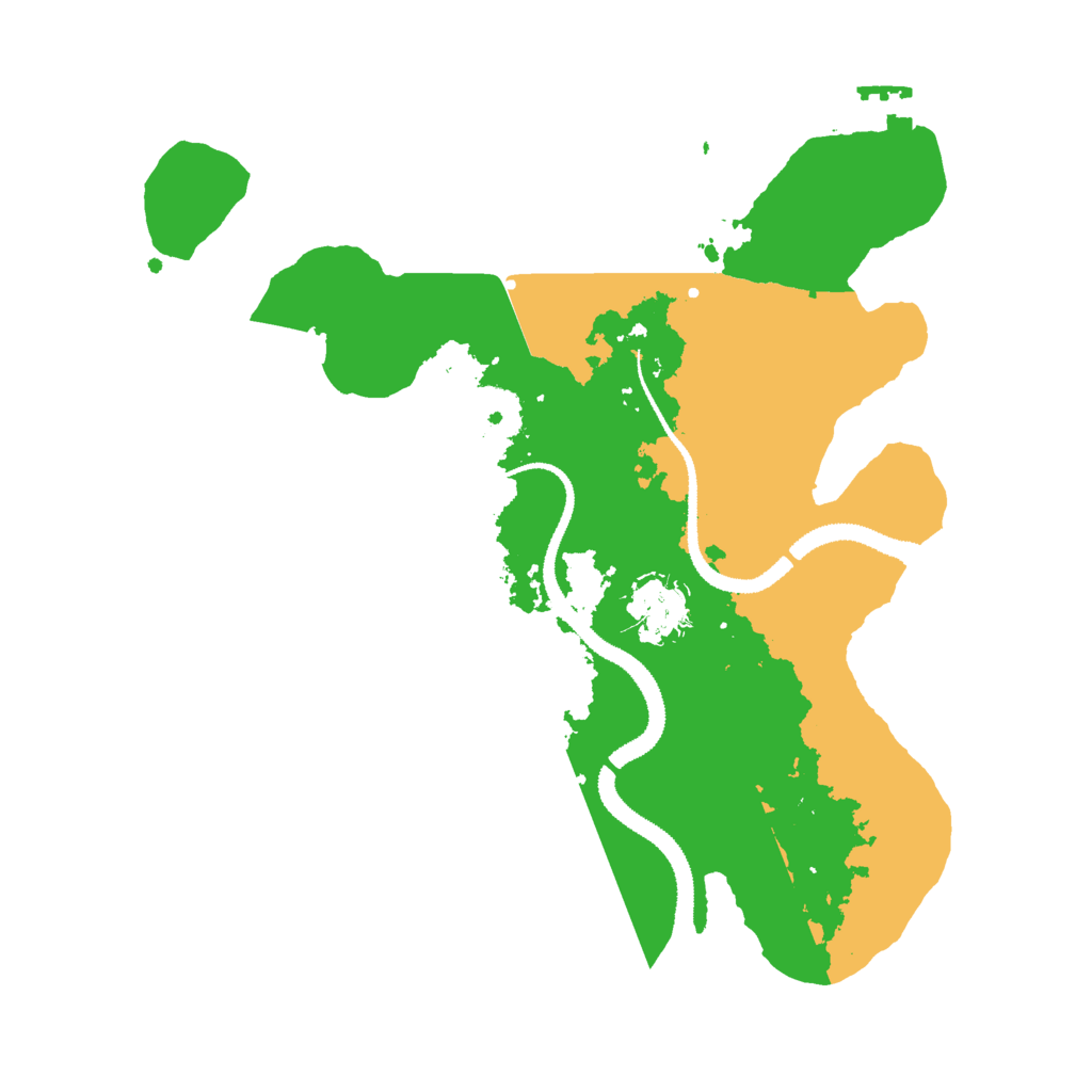 Biome Rust Map: Procedural Map, Size: 3000, Seed: 14926