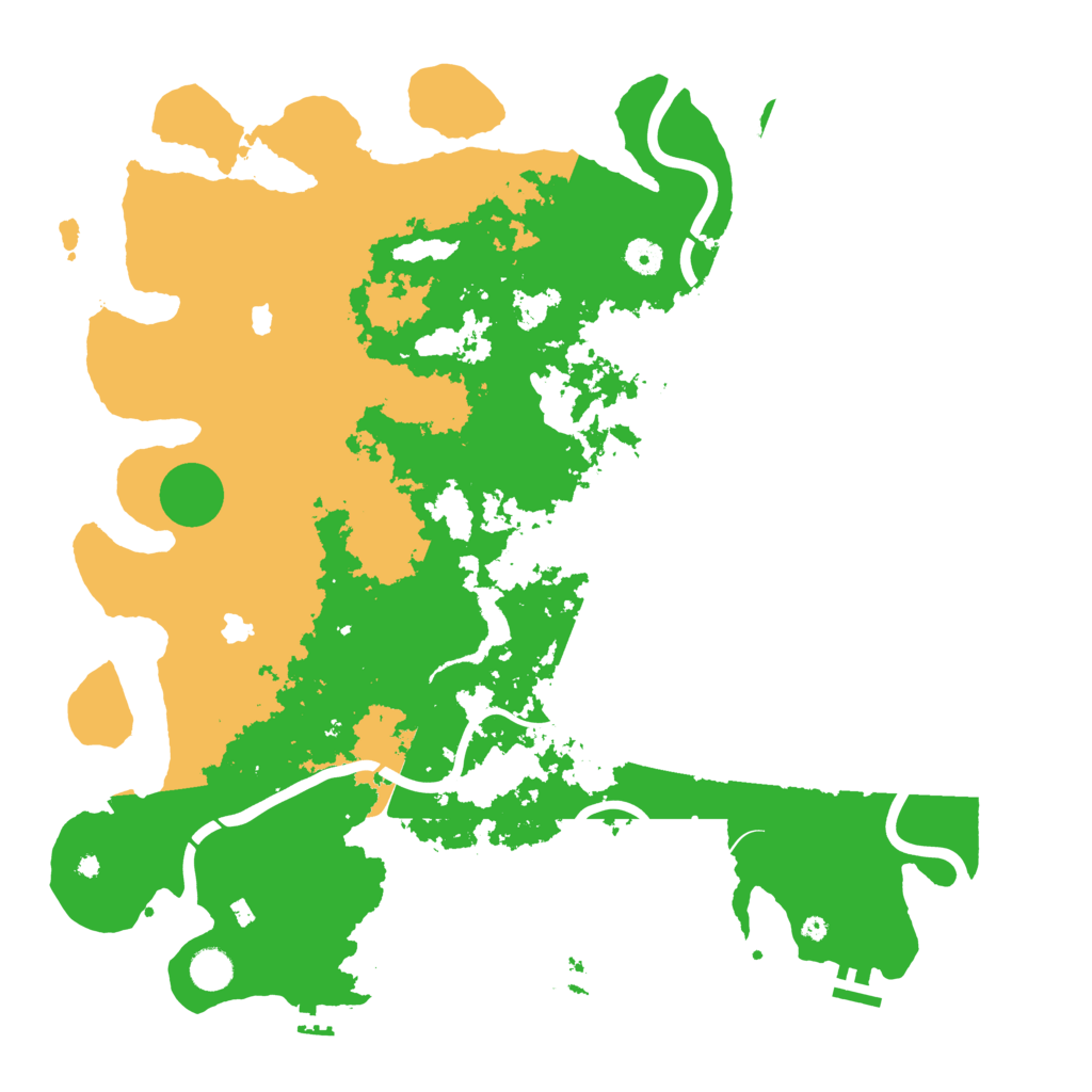 Biome Rust Map: Procedural Map, Size: 4500, Seed: 324580
