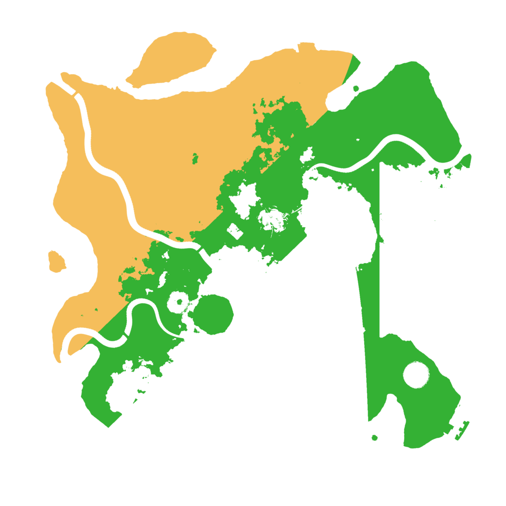 Biome Rust Map: Procedural Map, Size: 3500, Seed: 1802665277