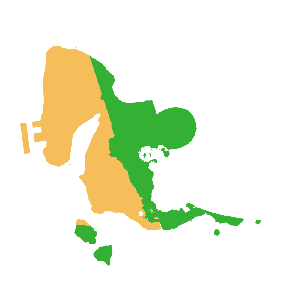Biome Rust Map: Procedural Map, Size: 2000, Seed: 1815723328