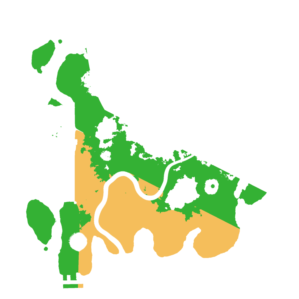 Biome Rust Map: Procedural Map, Size: 3000, Seed: 87313743