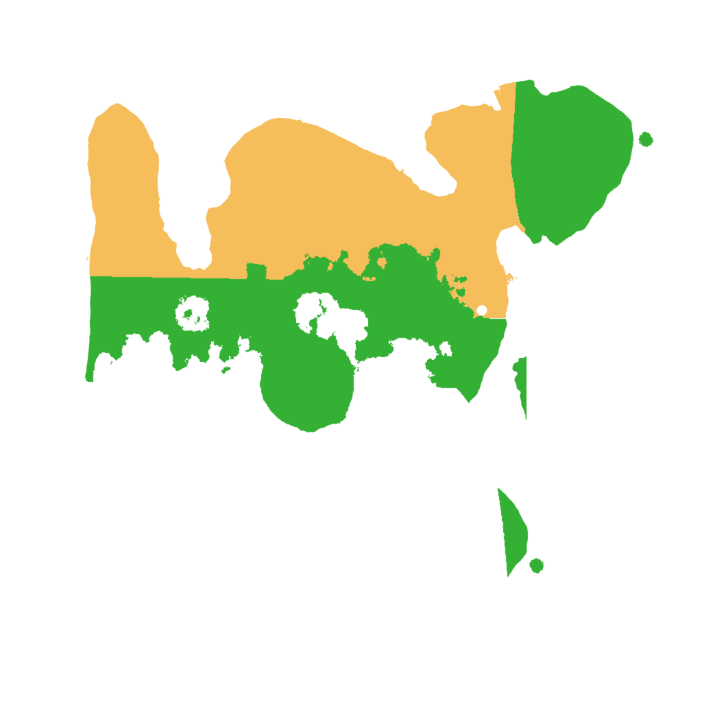 Biome Rust Map: Procedural Map, Size: 2000, Seed: 45419367