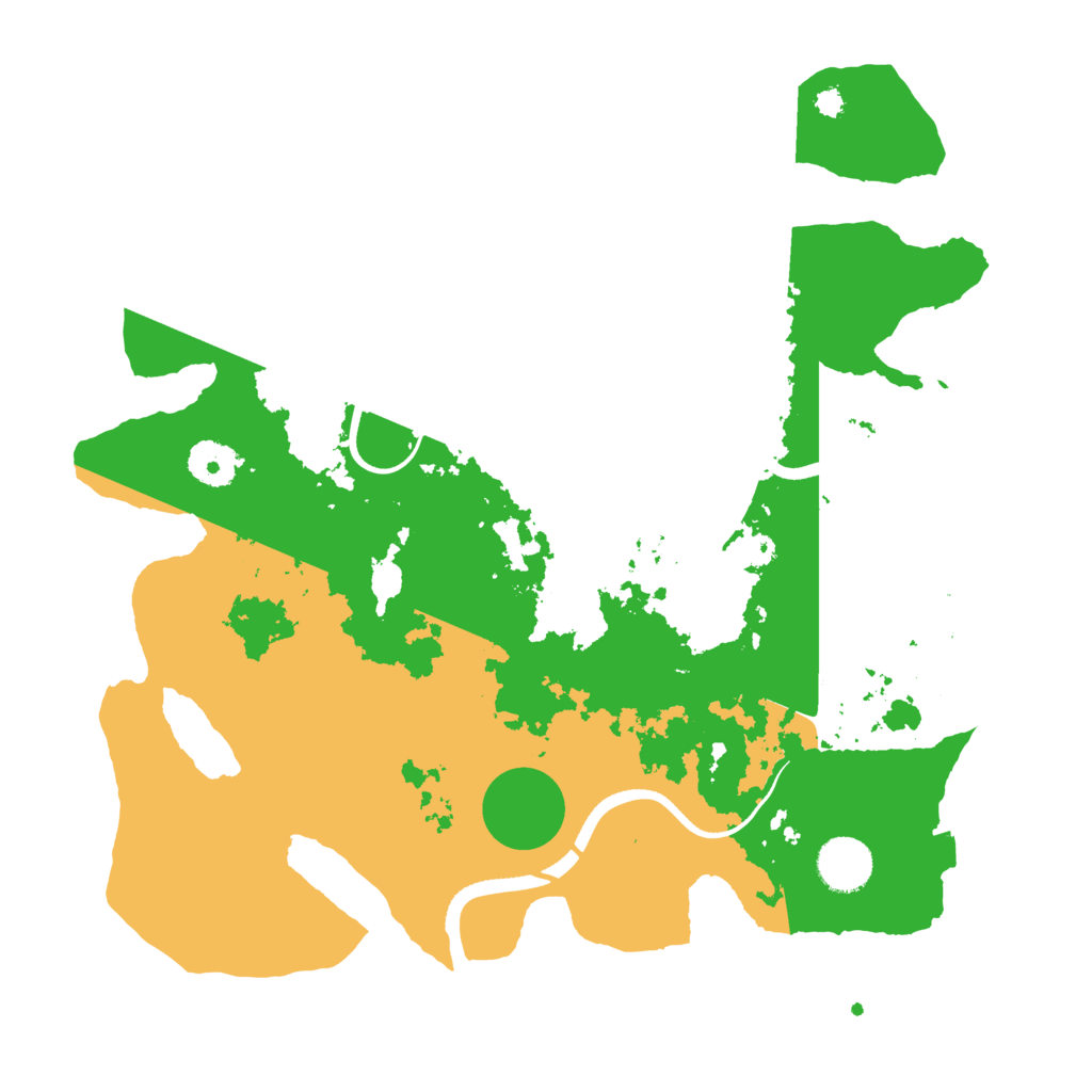 Biome Rust Map: Procedural Map, Size: 3500, Seed: 134022153