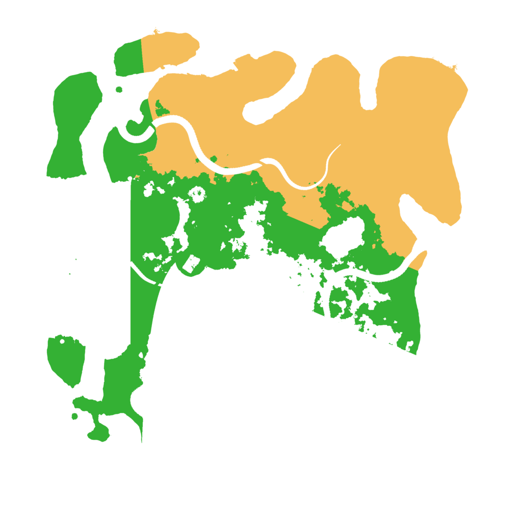 Biome Rust Map: Procedural Map, Size: 3250, Seed: 888888