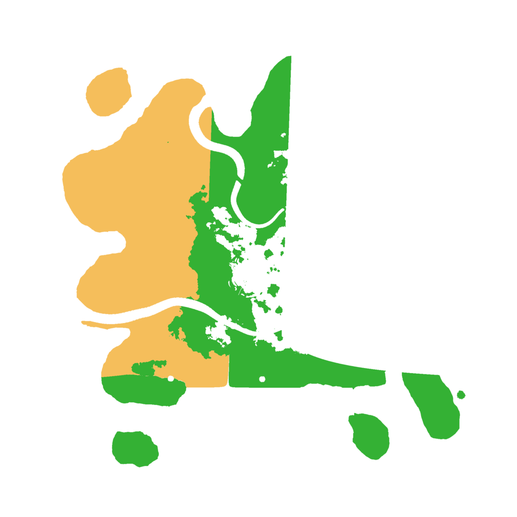 Biome Rust Map: Procedural Map, Size: 2500, Seed: 240826