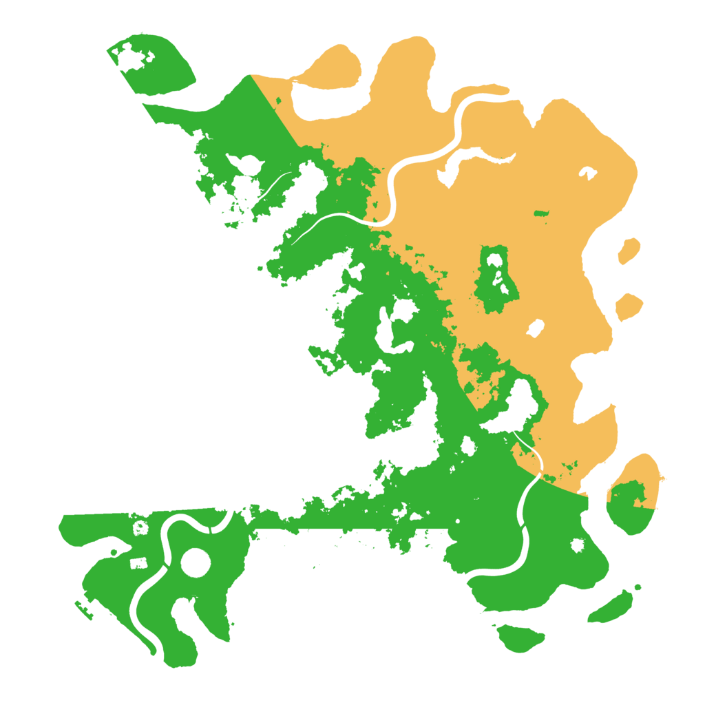 Biome Rust Map: Procedural Map, Size: 4500, Seed: 1189905666