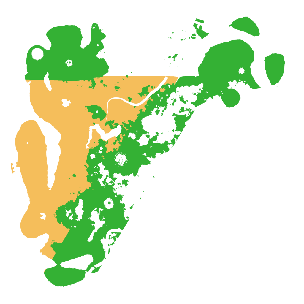 Biome Rust Map: Procedural Map, Size: 4500, Seed: 1188493667