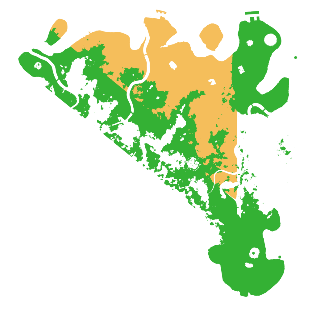 Biome Rust Map: Procedural Map, Size: 4500, Seed: 633007549