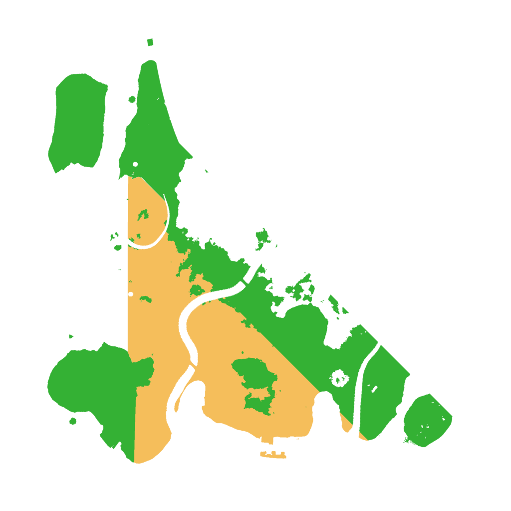 Biome Rust Map: Procedural Map, Size: 3000, Seed: 5588