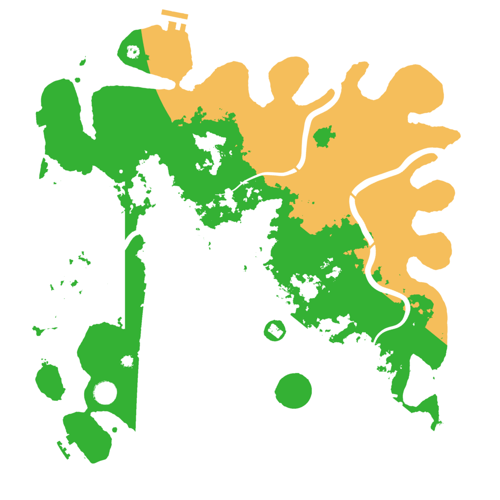 Biome Rust Map: Procedural Map, Size: 3800, Seed: 729342413