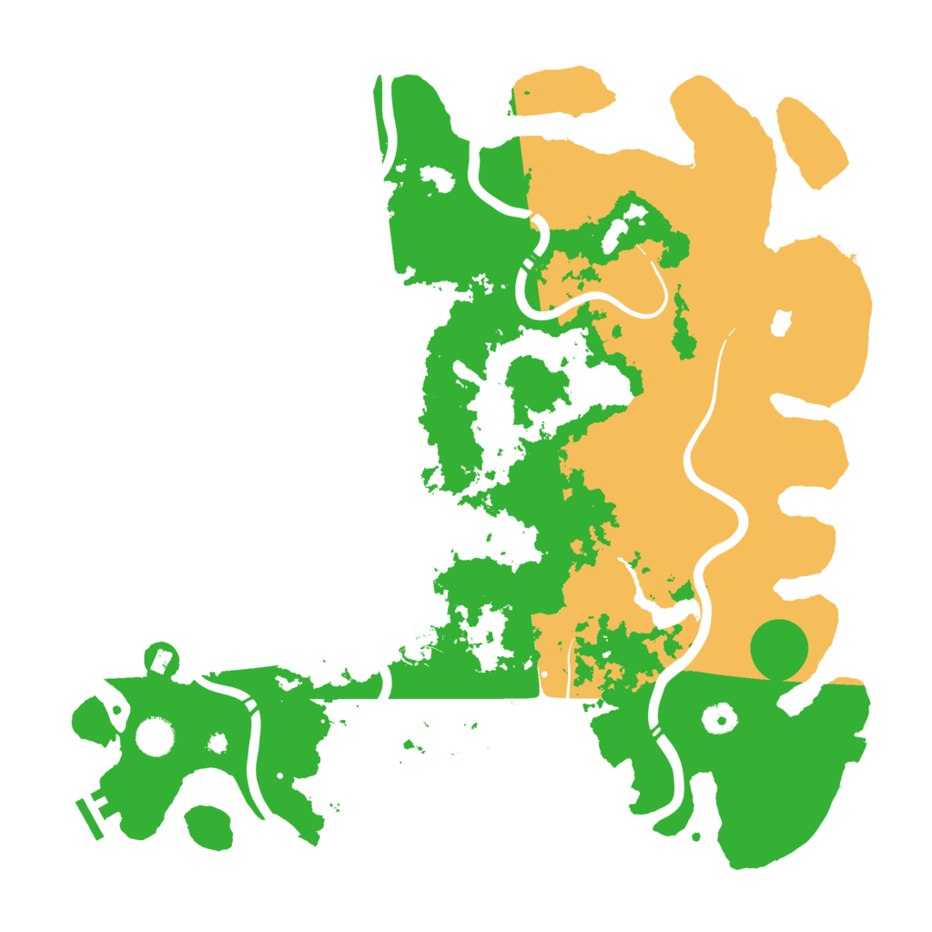 Biome Rust Map: Procedural Map, Size: 4258, Seed: 885224397