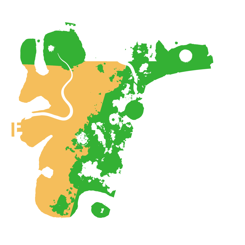 Biome Rust Map: Procedural Map, Size: 3500, Seed: 338562046