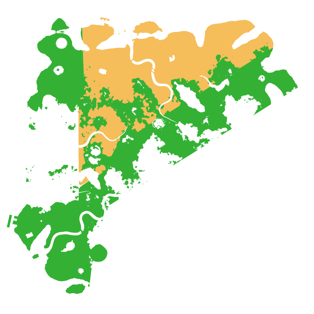 Biome Rust Map: Procedural Map, Size: 5000, Seed: 2567737