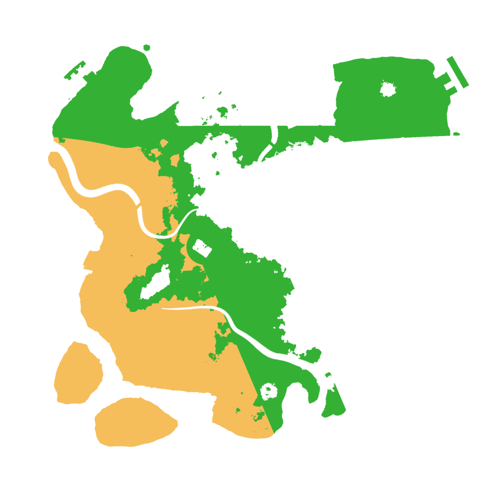 Biome Rust Map: Procedural Map, Size: 3000, Seed: 1677516501