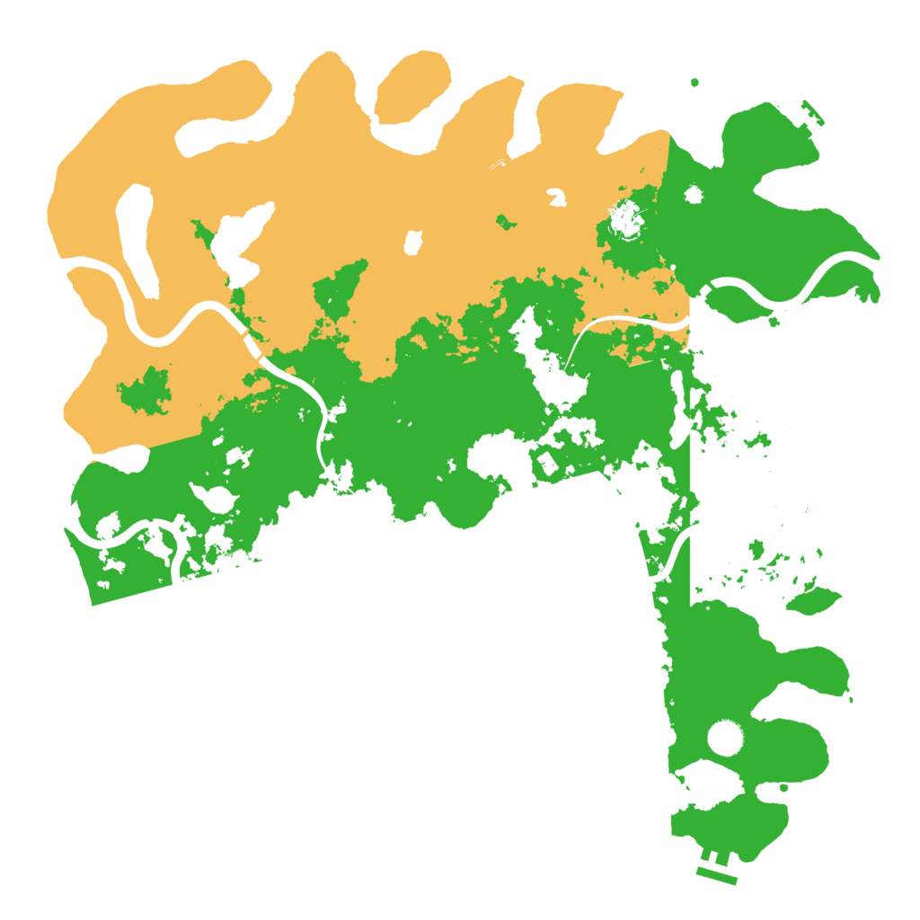 Biome Rust Map: Procedural Map, Size: 4500, Seed: 1679315297