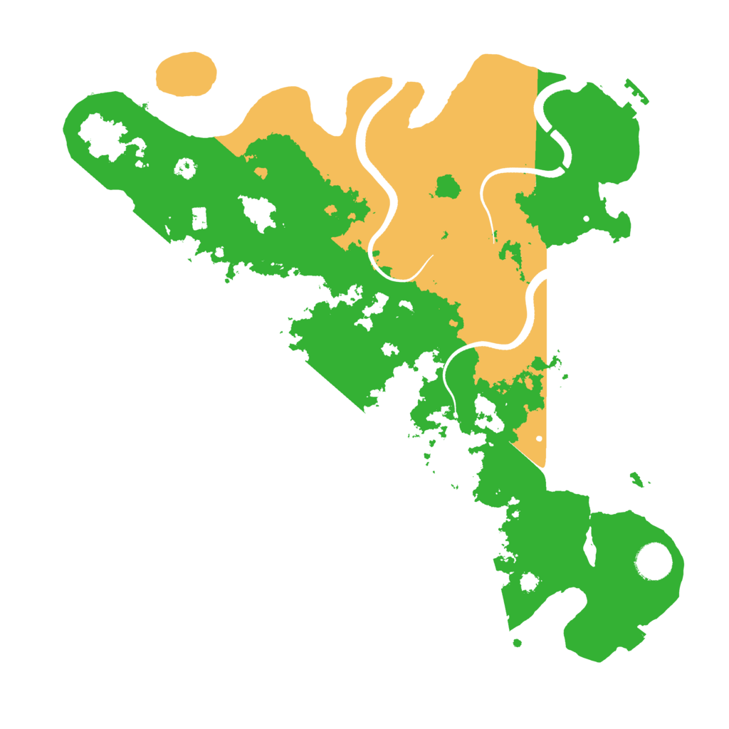 Biome Rust Map: Procedural Map, Size: 3500, Seed: 857665