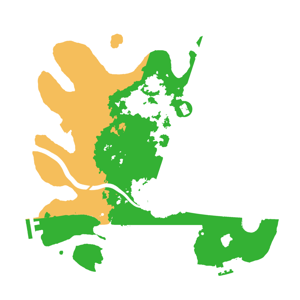 Biome Rust Map: Procedural Map, Size: 3000, Seed: 1222911170